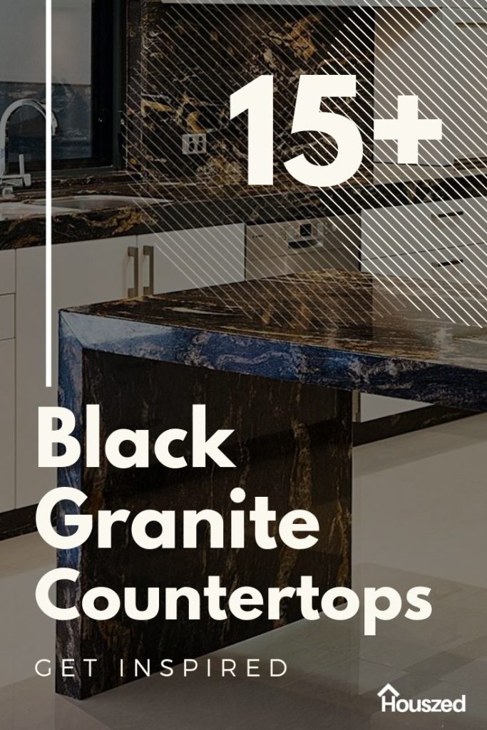 black granite kitchen