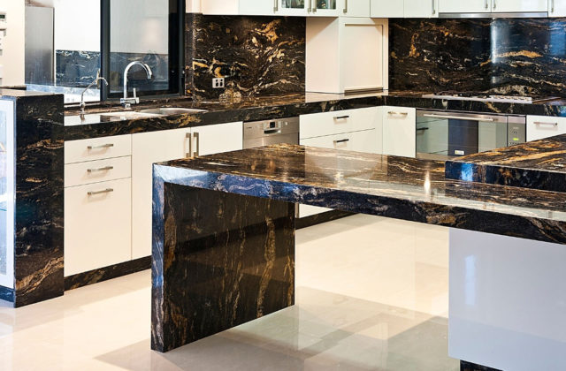 black granite countertops ideas