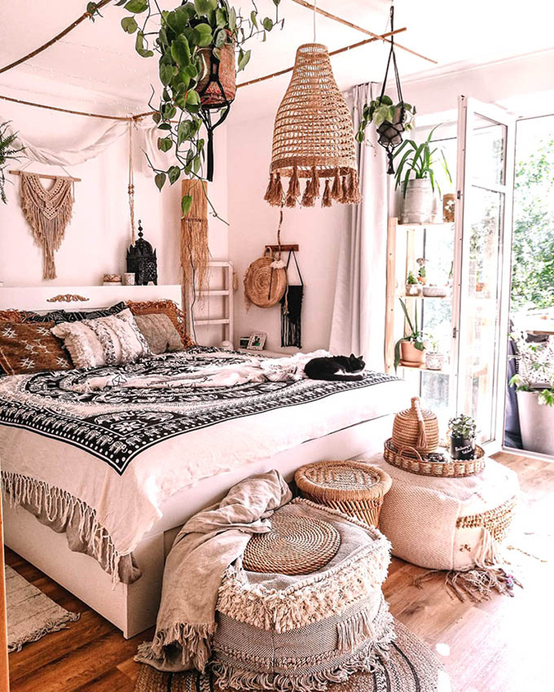 bohemian style rooms