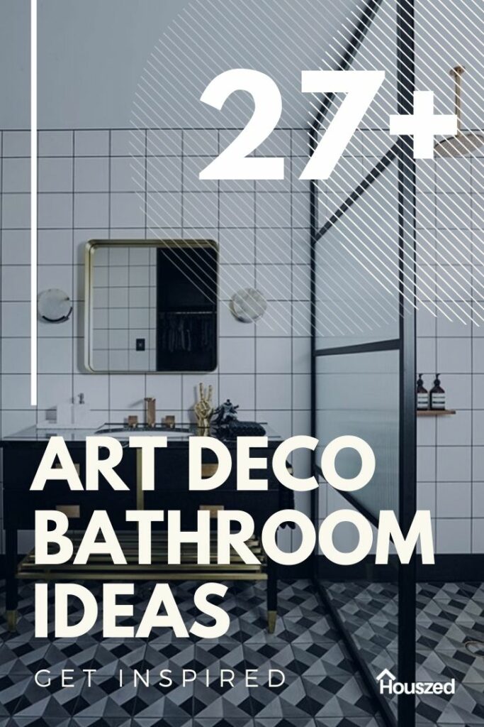 art deco bathroom images