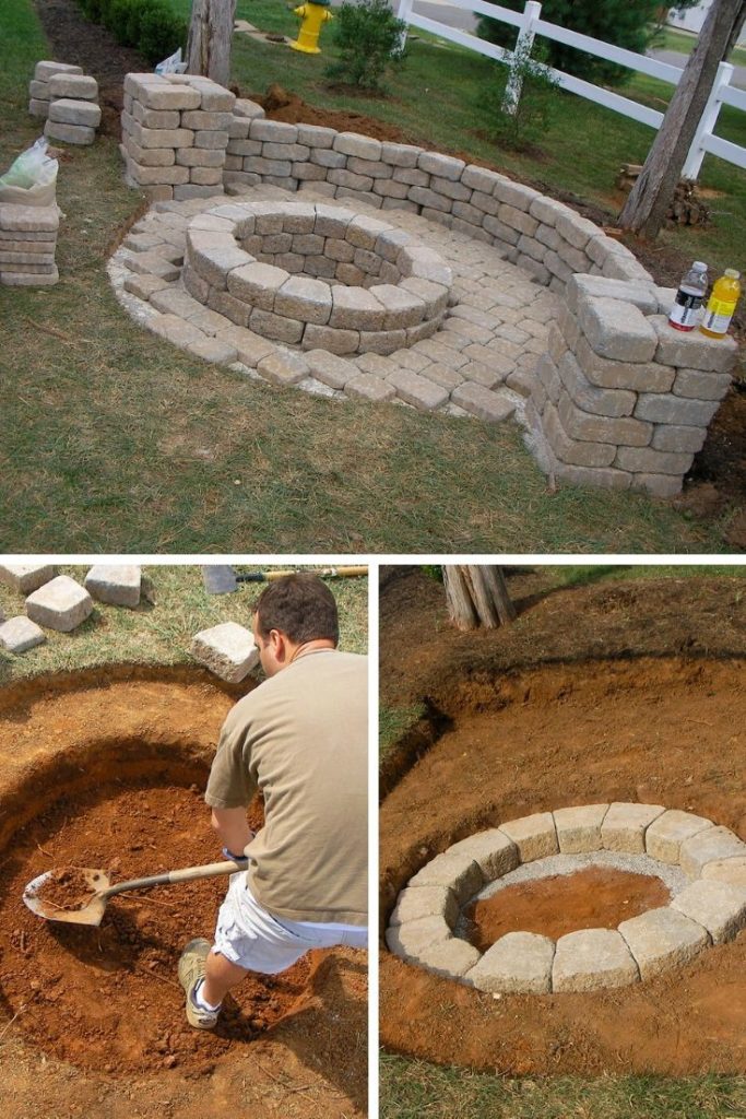backyard firepit design