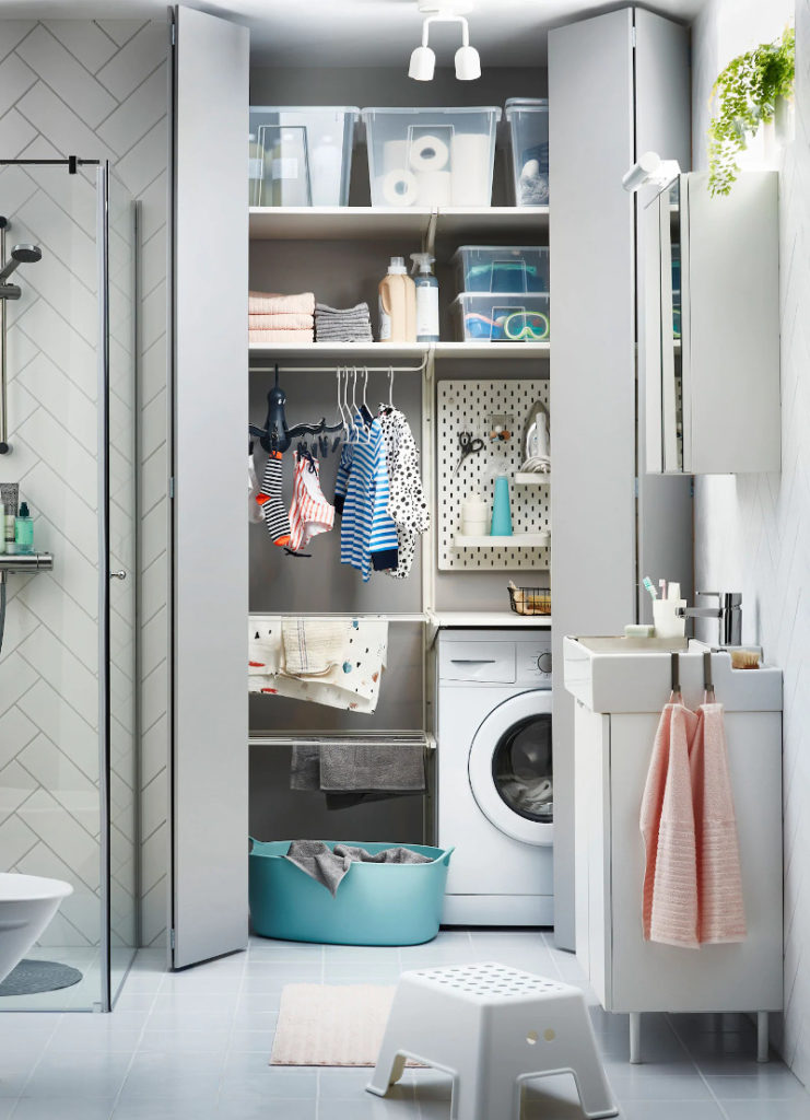 cabinets to hide washer and dryer
