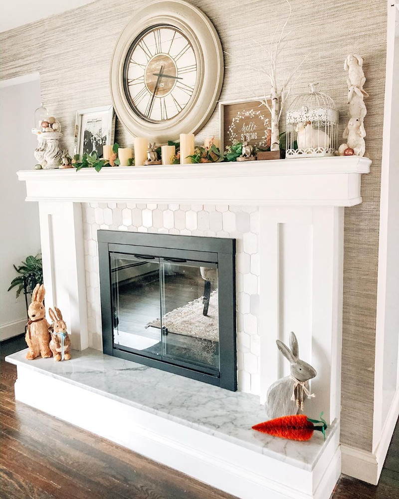 candles for fireplace decor