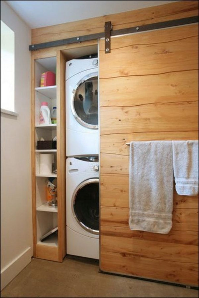 hallway laundry closet ideas