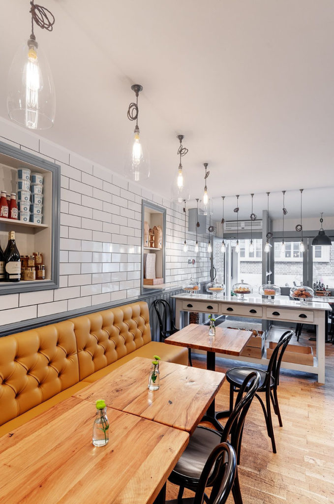 modern cafe decoration