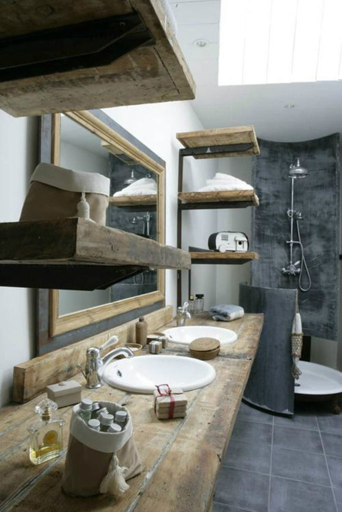 rustic style bathroom ideas