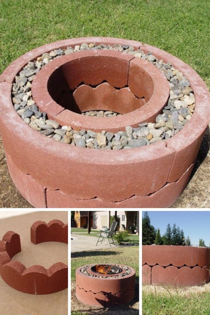 stone fire pit ideas