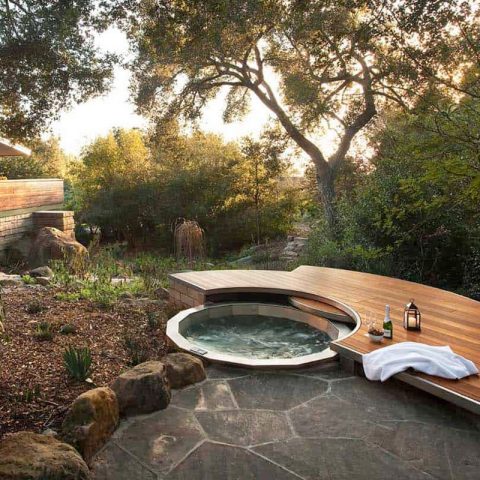 backyard hot tub design ideas