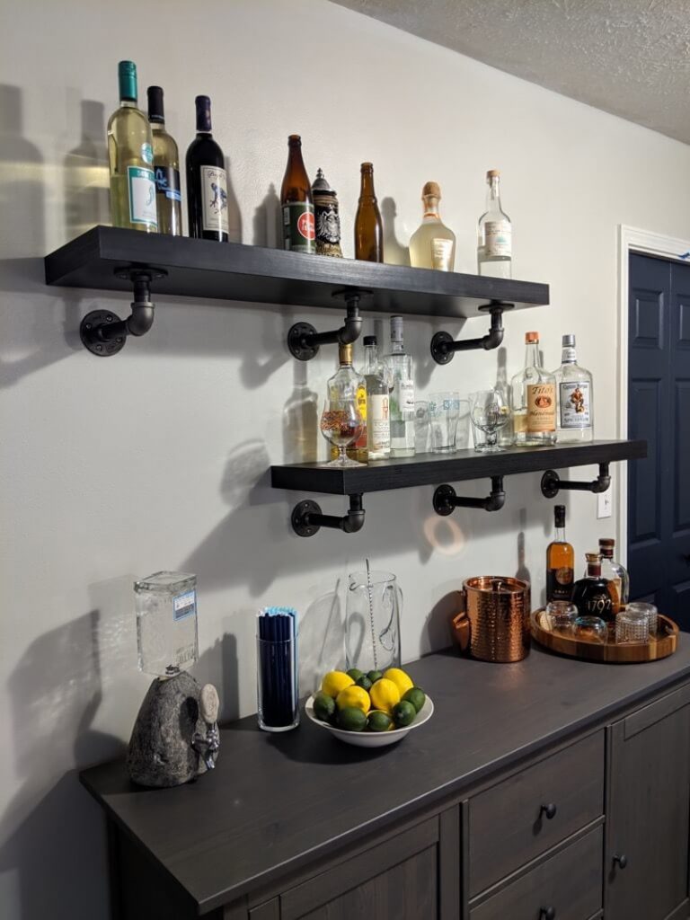 bar shelf ideas