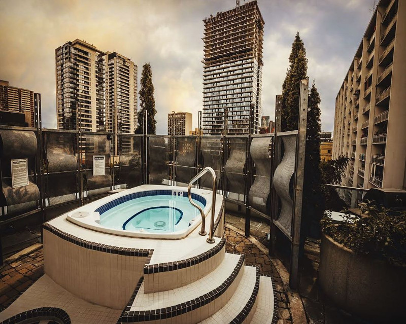 garden inspiration hot tub