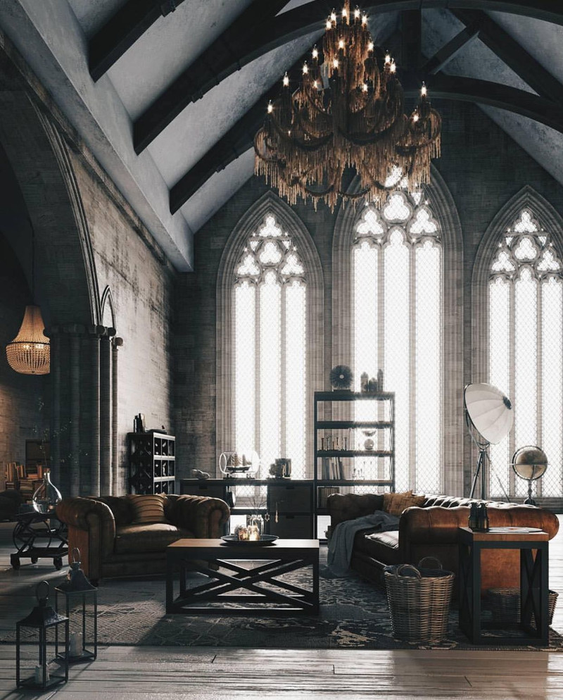 17+ Delicious Gothic Living Room Ideas in 2022 | Houszed