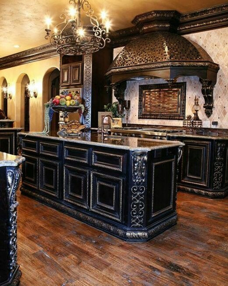 goth kitchen ideas