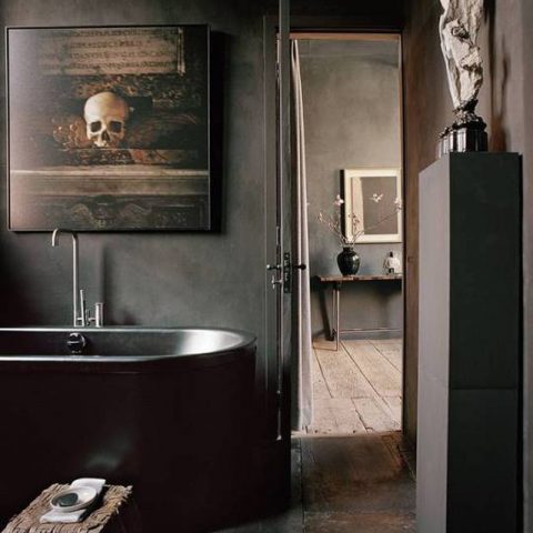 gothic bathroom design ideas