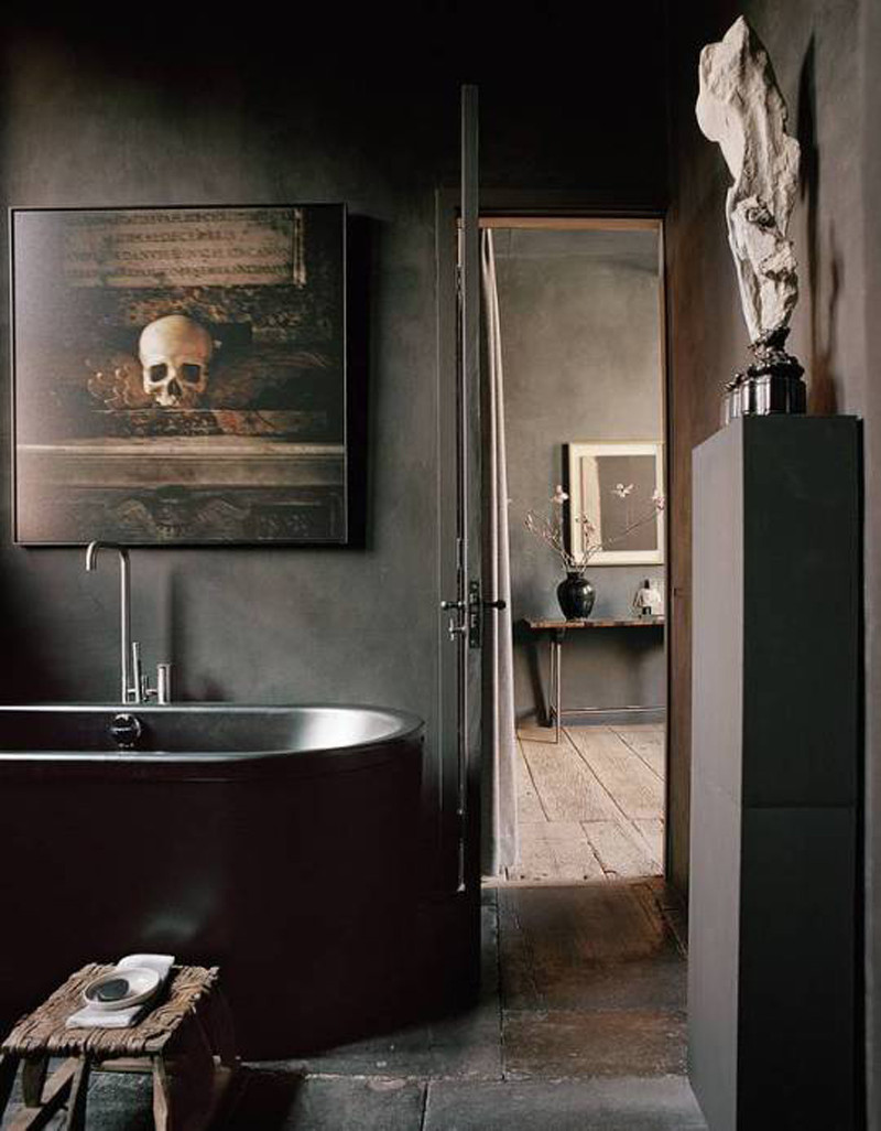 13+ Beautiful Gothic Bathroom Ideas in 2024 Houszed