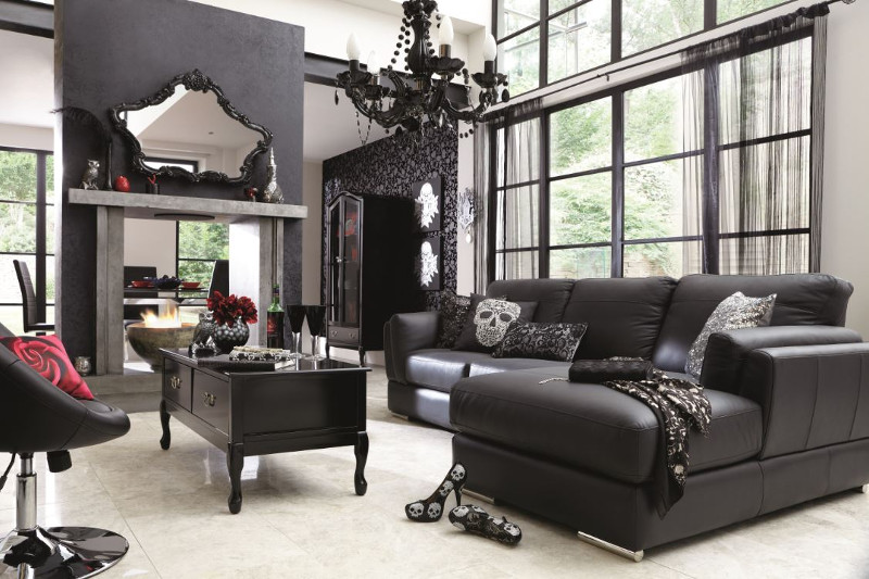 gothic themed house