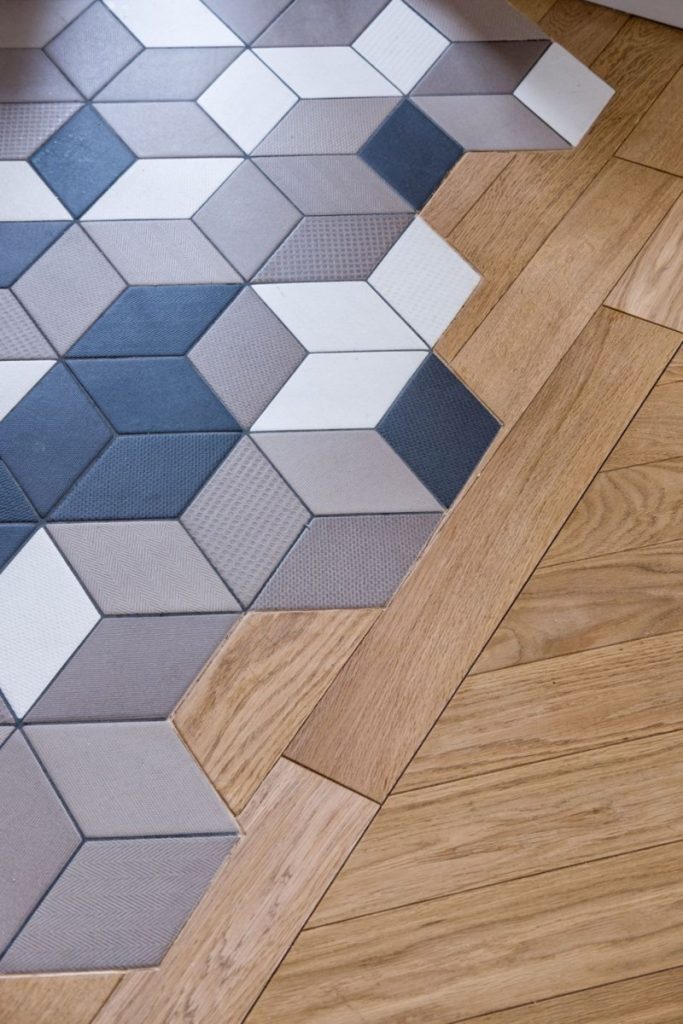 hardwood to tile transition ideas