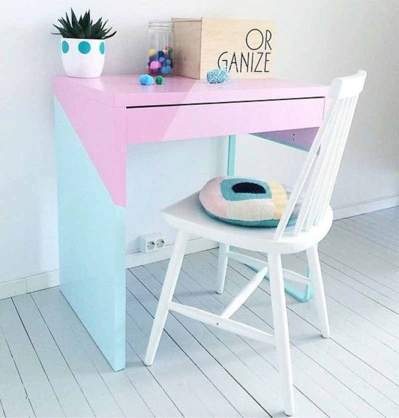 ikea computer desk hacks