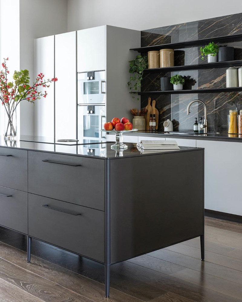 kitchen open shelving