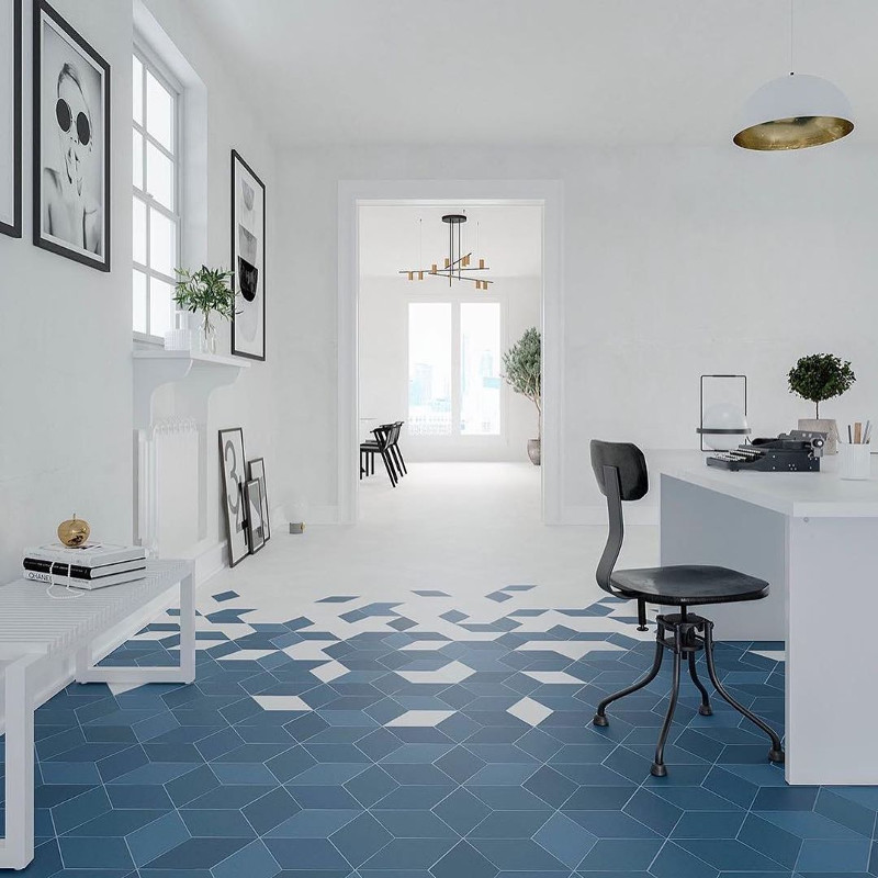 kitchen to living room floor transition