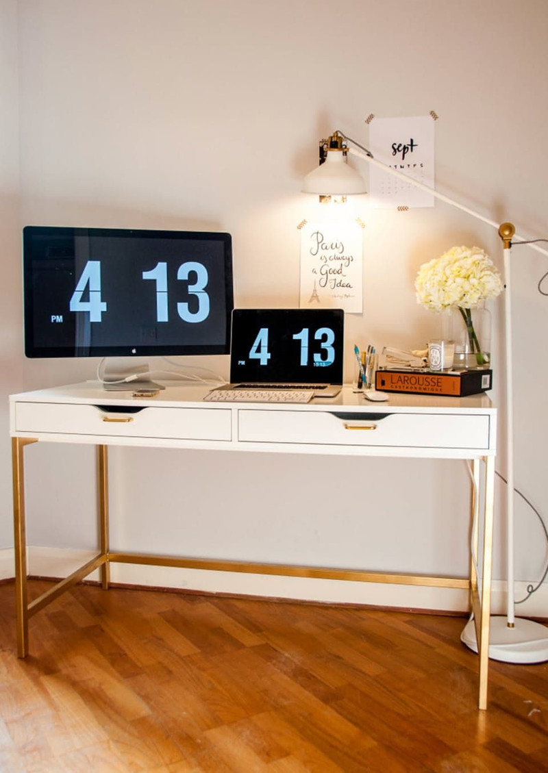 8+ Inspiring IKEA Micke Desk Hacks in 2024 Ideas Houszed
