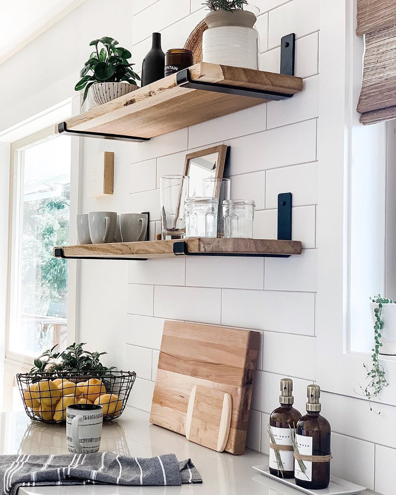 27+ Open Kitchen Shelving Ideas That Work in 2024 Houszed