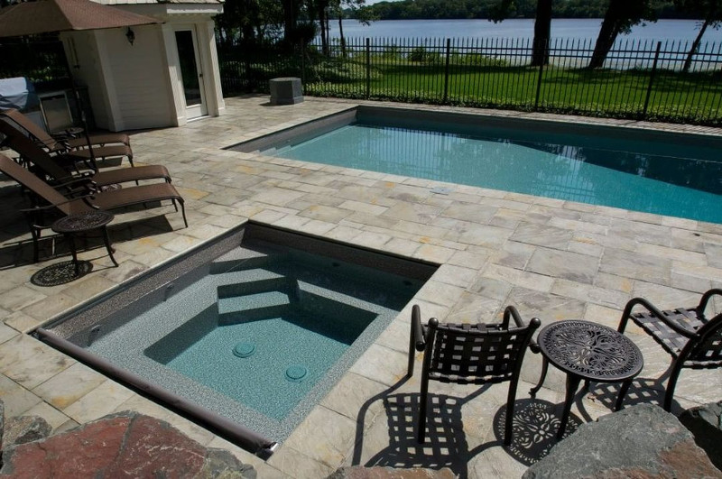 patio hot tub ideas