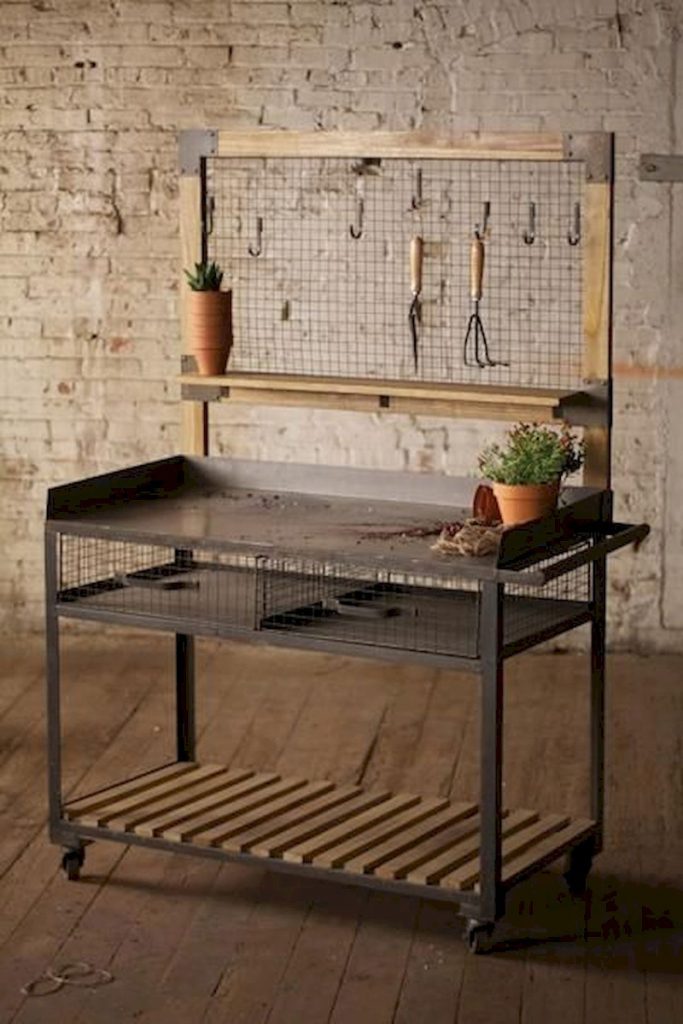 potting table for greenhouse