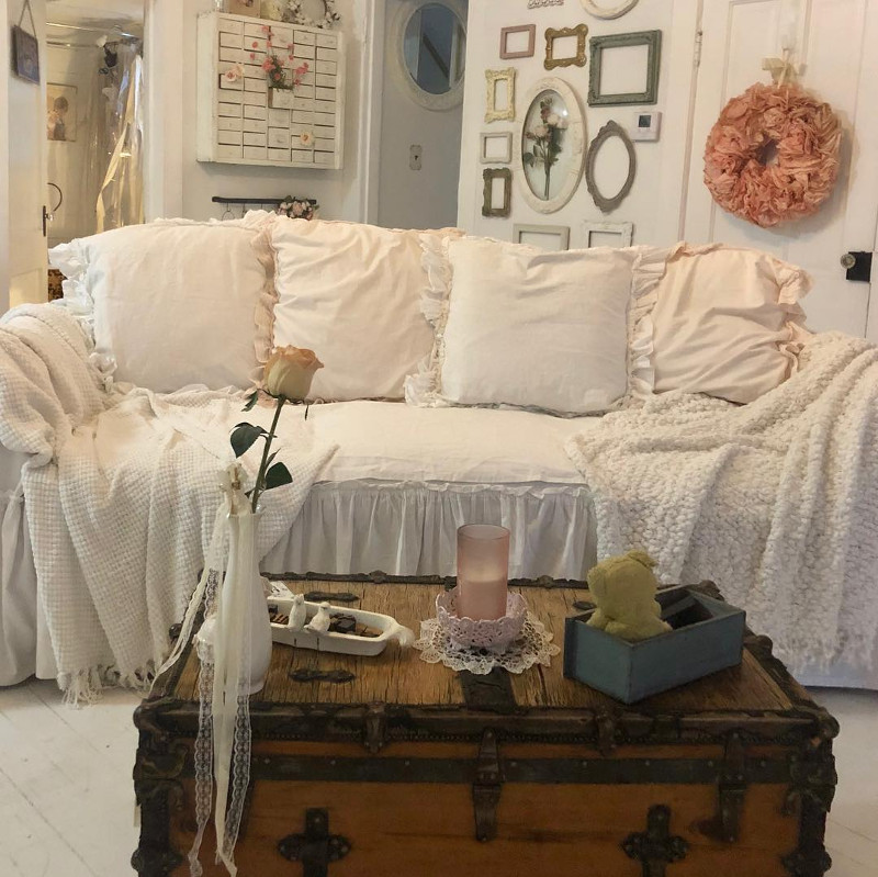 shabby chic living room decor