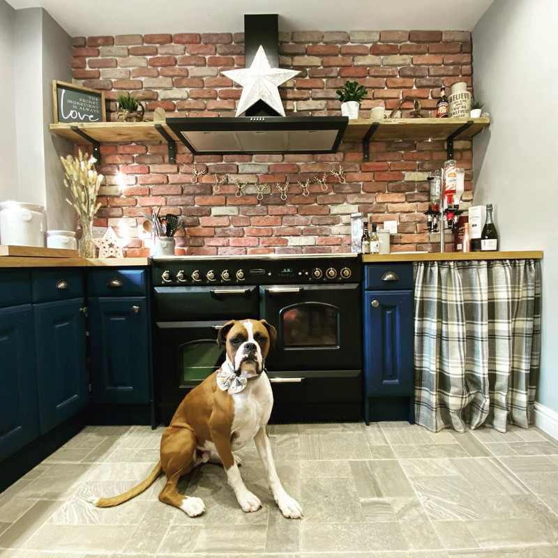 small kitchen shelves