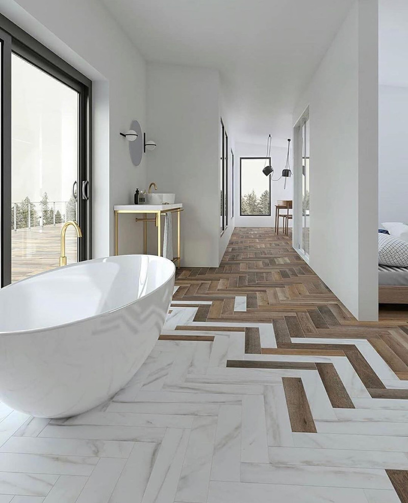 25+ Stylish Floor Transition Ideas That Catch the Eye in 2024 Houszed