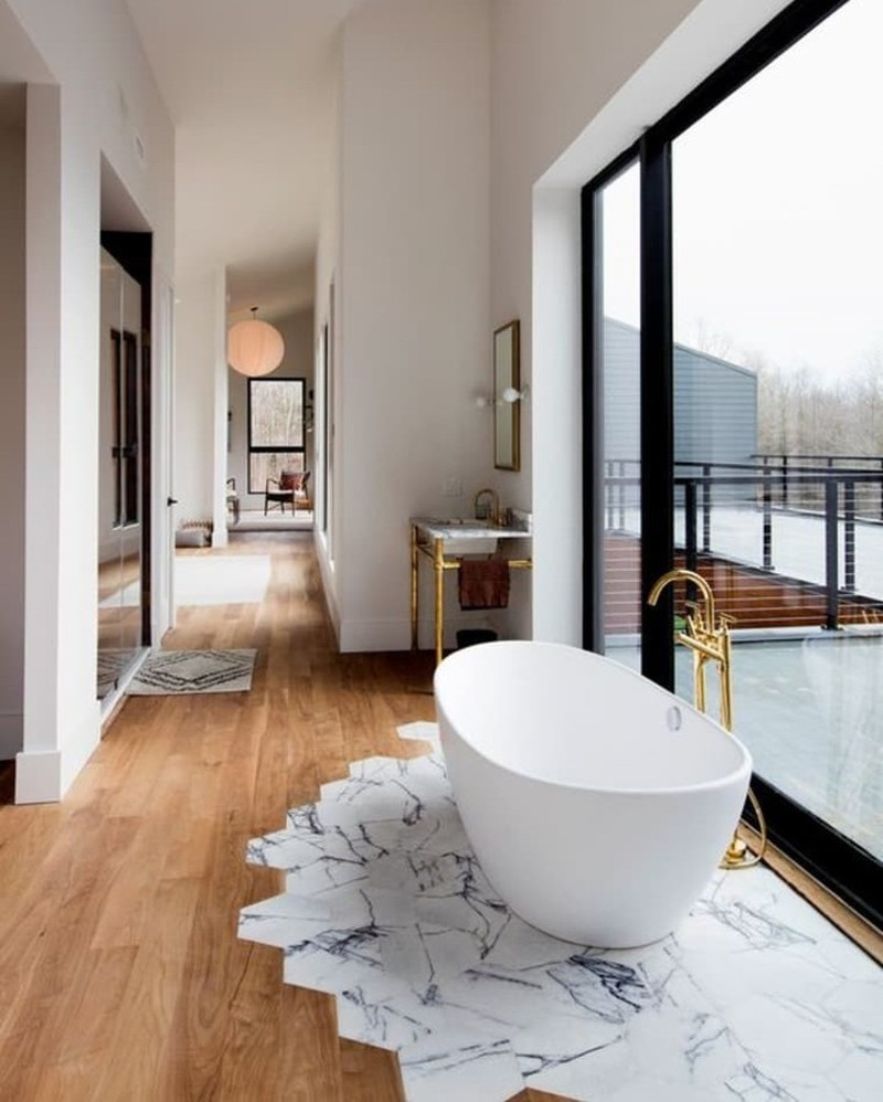 tile to wood floor transition ideas