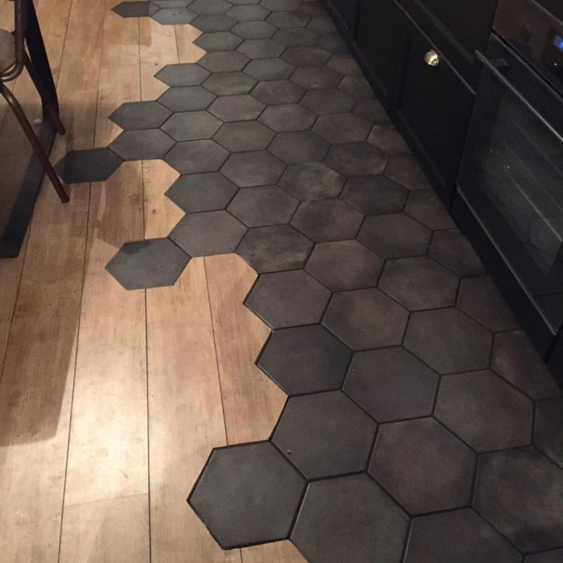 tile to wood floor transition pictures
