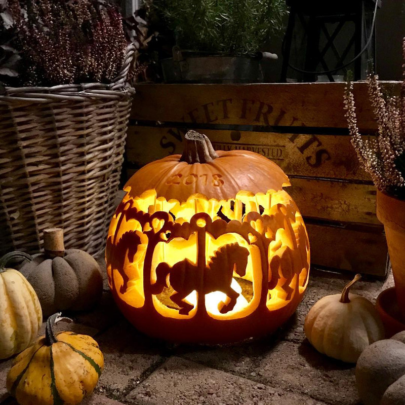 halloween pumpkins art