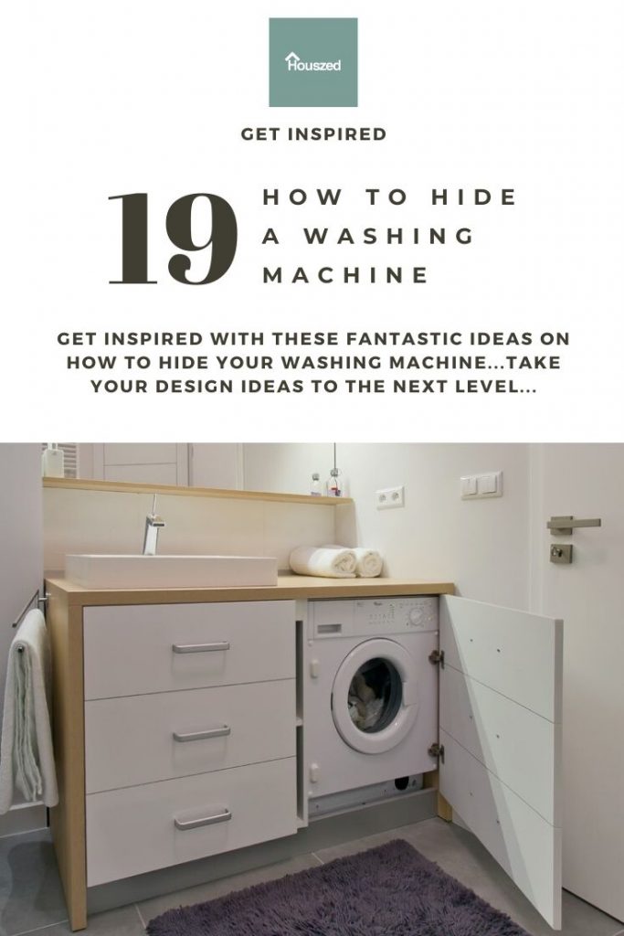 hiding a washing machine