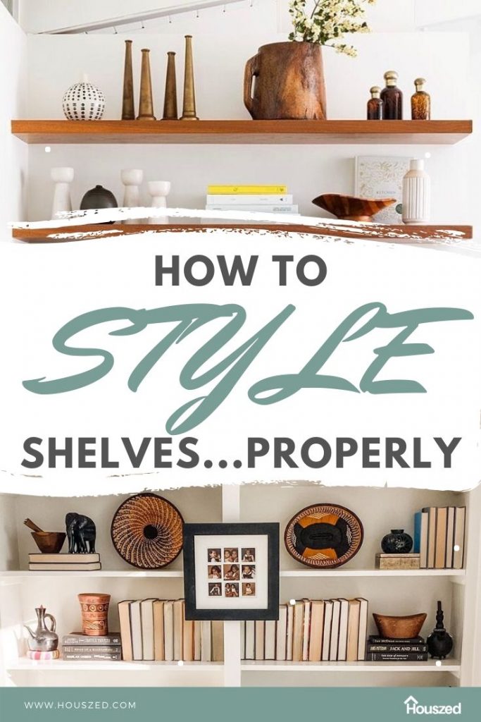 how to style shelves