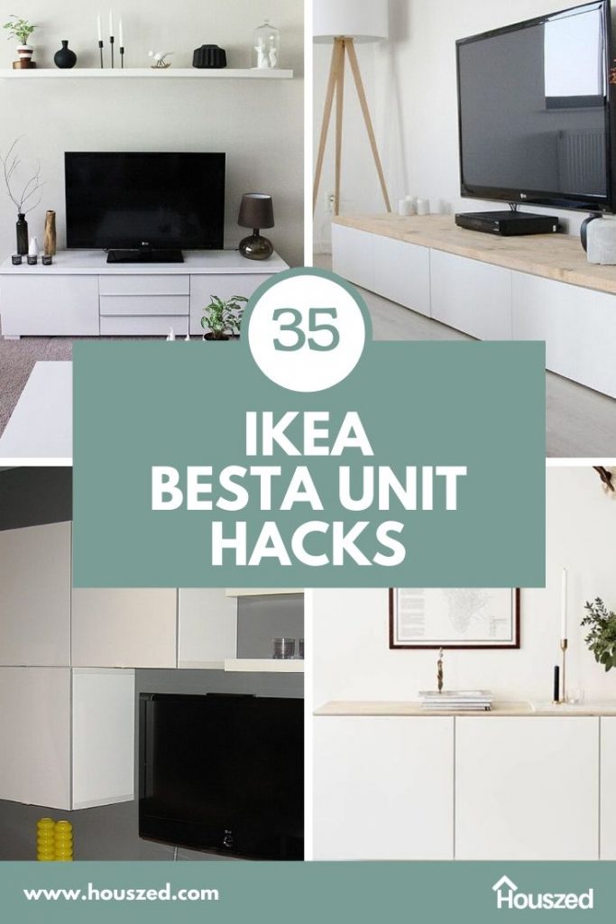 ikea besta unit hacks