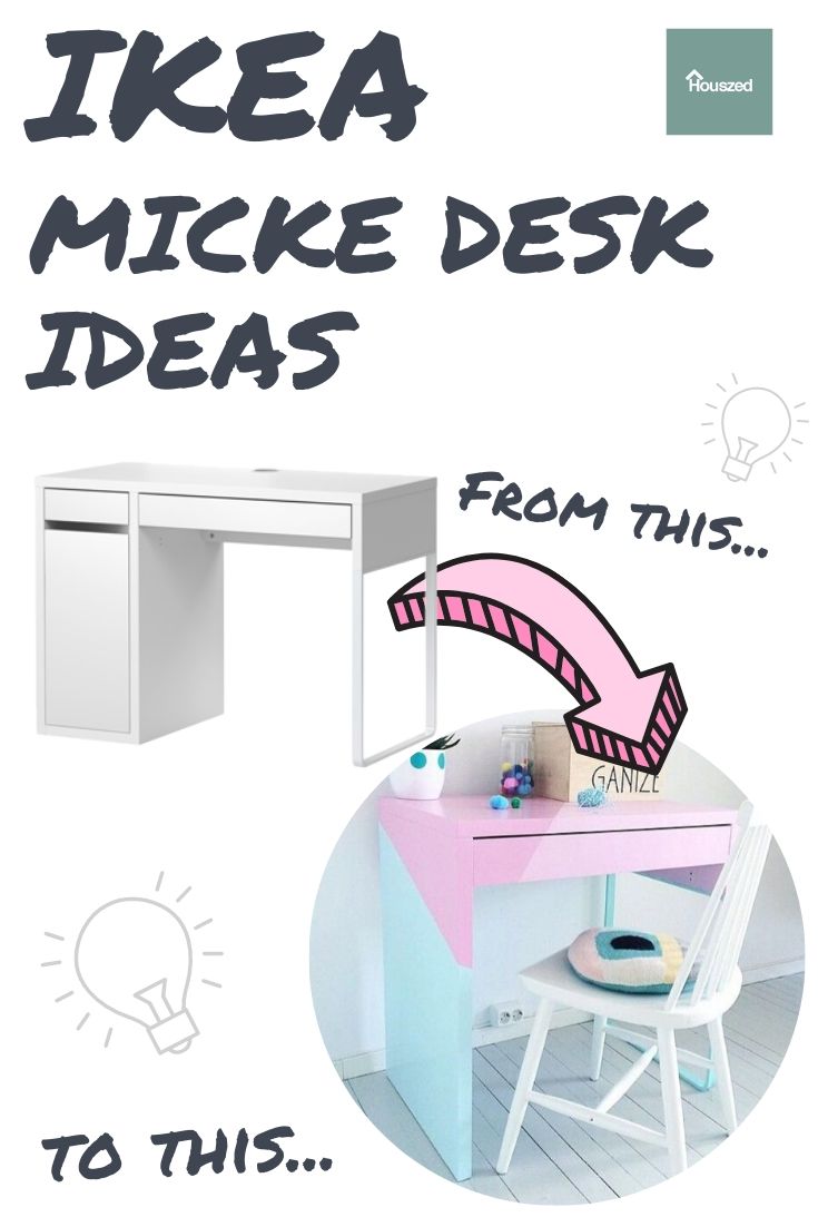 8+ Inspiring IKEA Micke Desk Hacks in 2024 Ideas Houszed