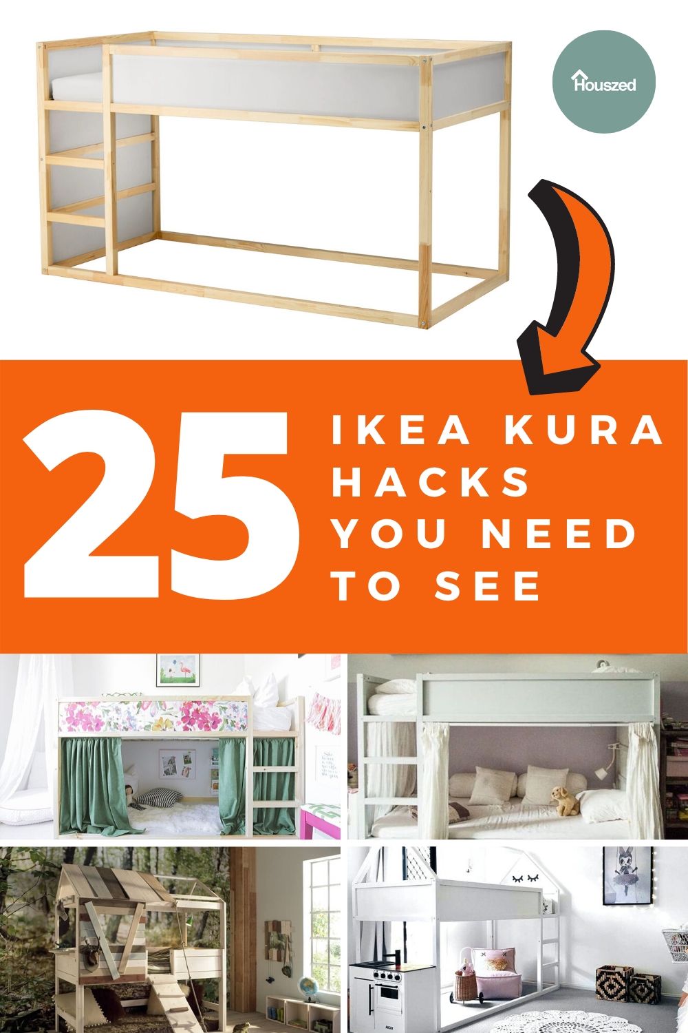 25+ IKEA Kura Bed Ideas & Hacks in 2024 | Houszed