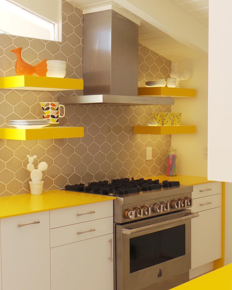 yellow and white kitchen ideas