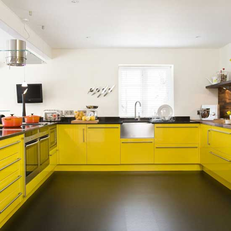 26+ Yellow Kitchen Ideas That Make the Sun Shine Indoors Houszed