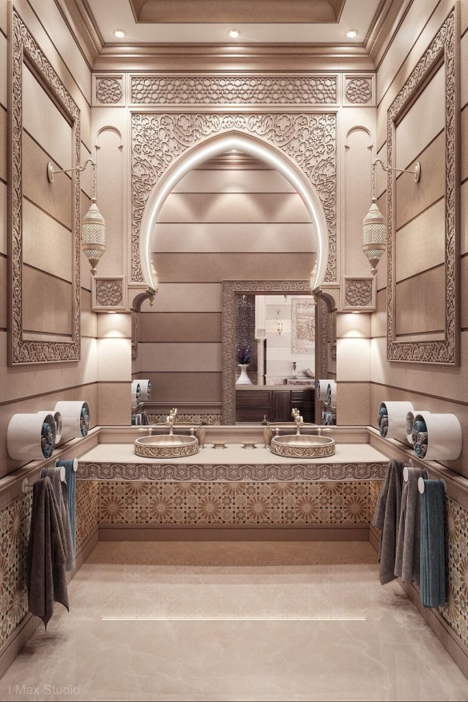 moroccan tile bathroom design