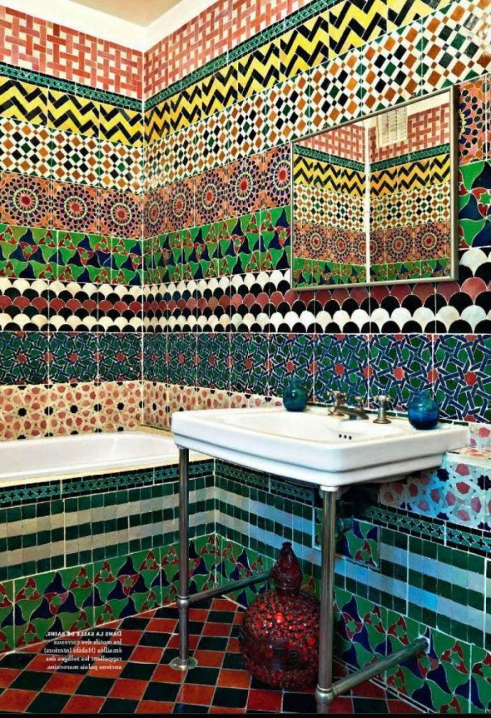moroccan tile pattern design