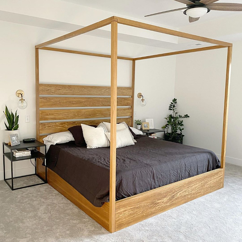 22+ Canopy Bed Ideas That Look a Bit Special in 2022 Houszed