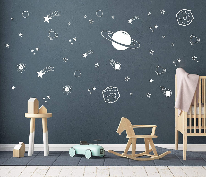 space inspired bedroom interior design