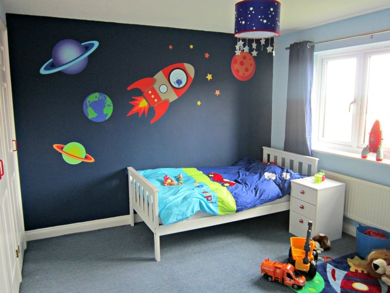 space theme bedroom