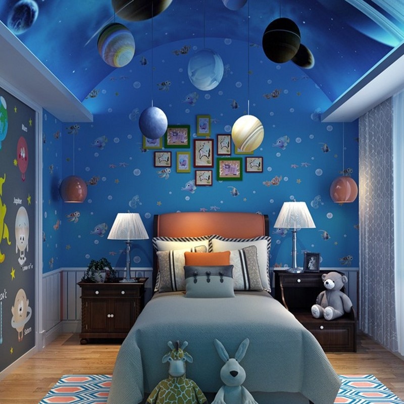 space theme boys room bedroom ideas