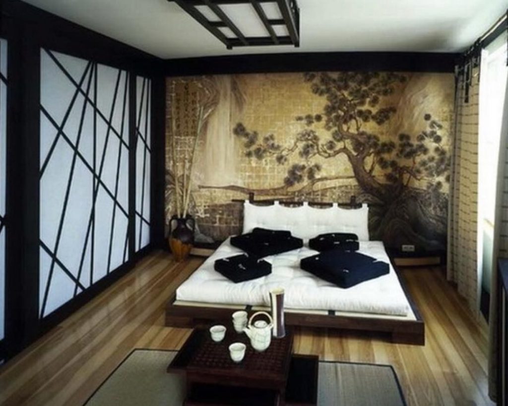 japanese bedroom inspired