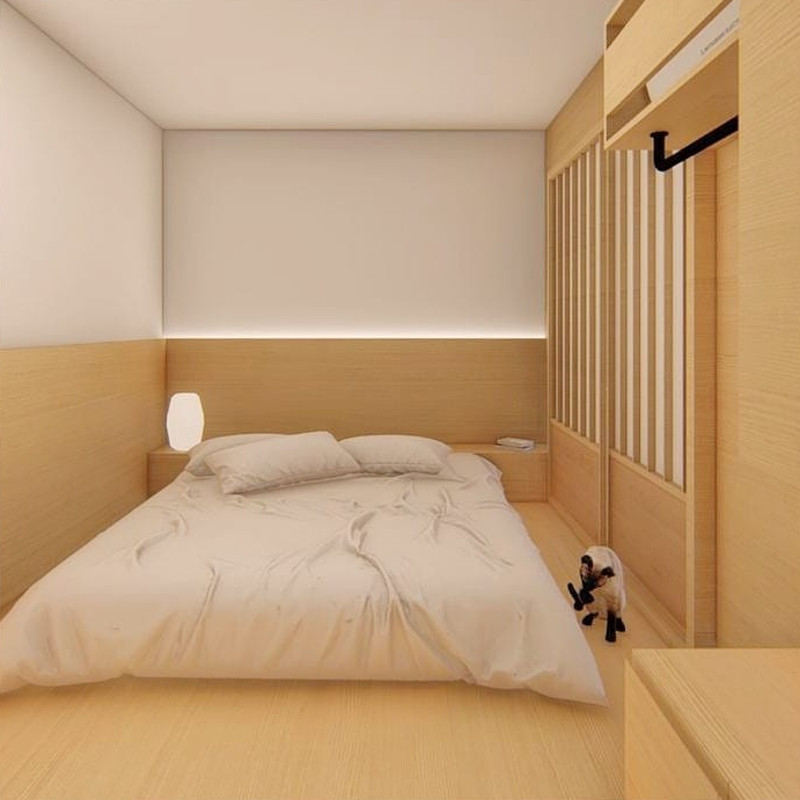 japanese minimalist bedroom zen
