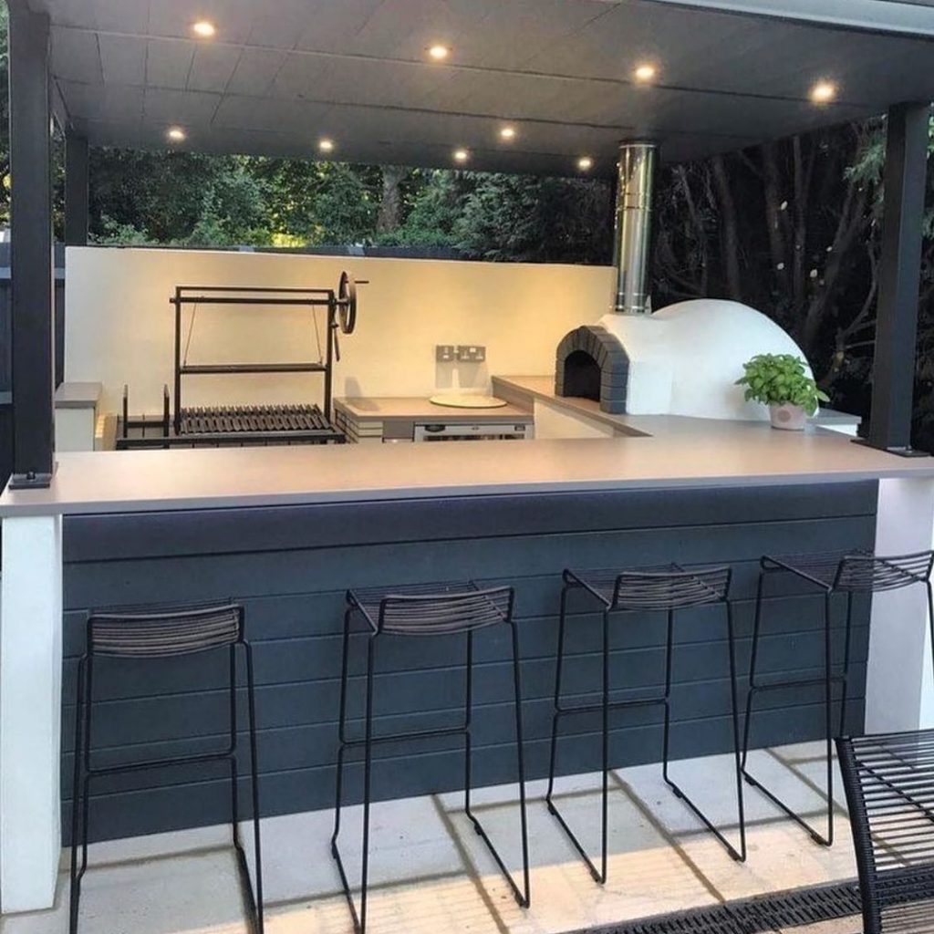 outdoor kitchen design layout
