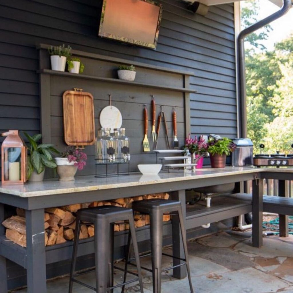 outdoor kitchen ideas covered
